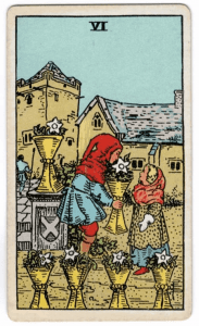 Seis de Copas - Qué cartas del Tarot personifican la primavera
